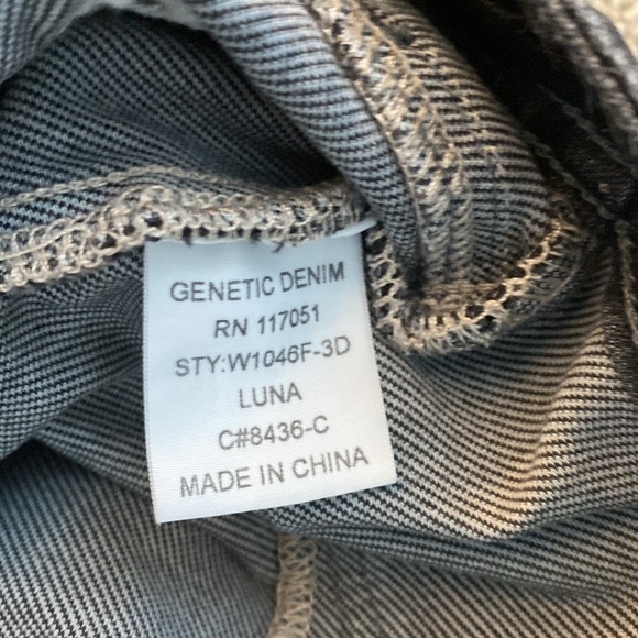 Genetic Denim Black Skinny Washed The Twig Luna Jeans - Picture 7 of 7